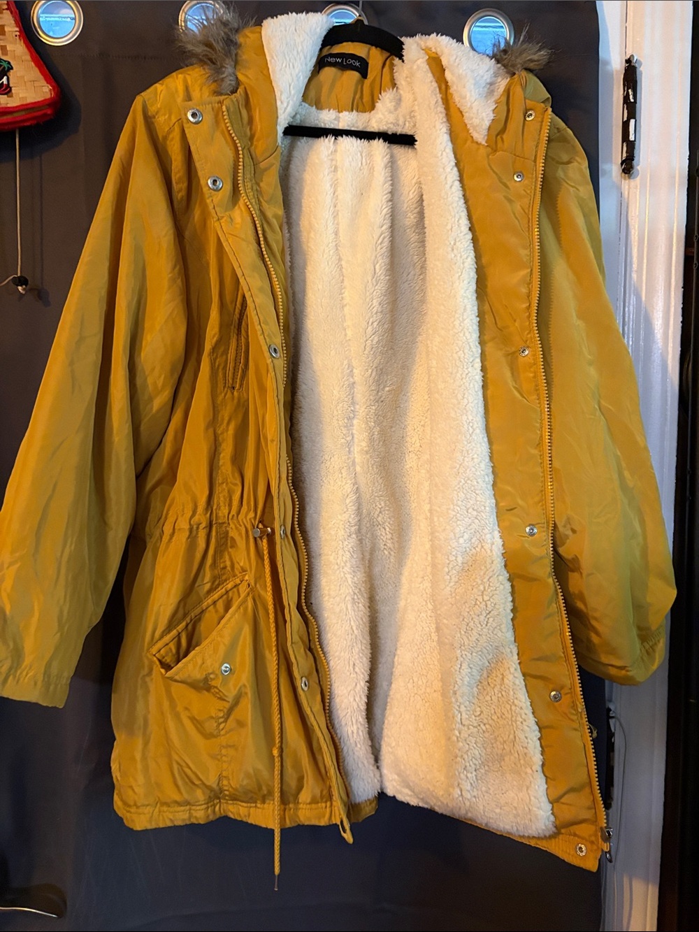 Mustard 3x winter coat